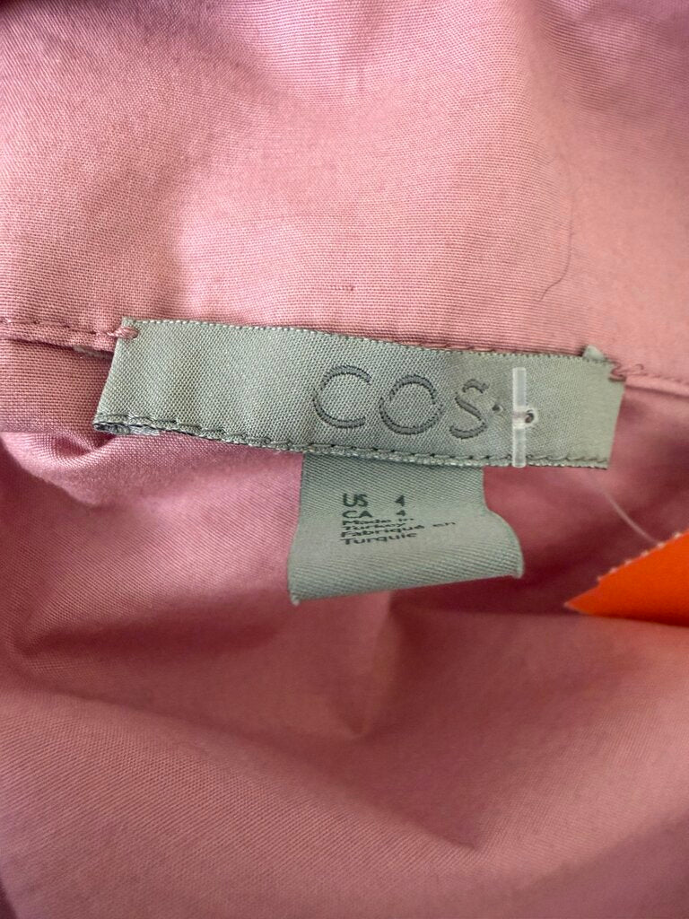 COS Pink Button Down Collared Shirt