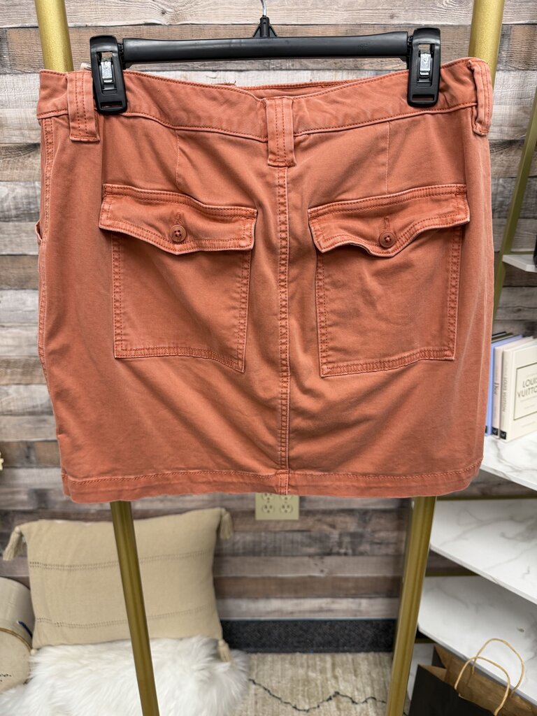 Liverpool Los Angeles salmon cargo mini skirt