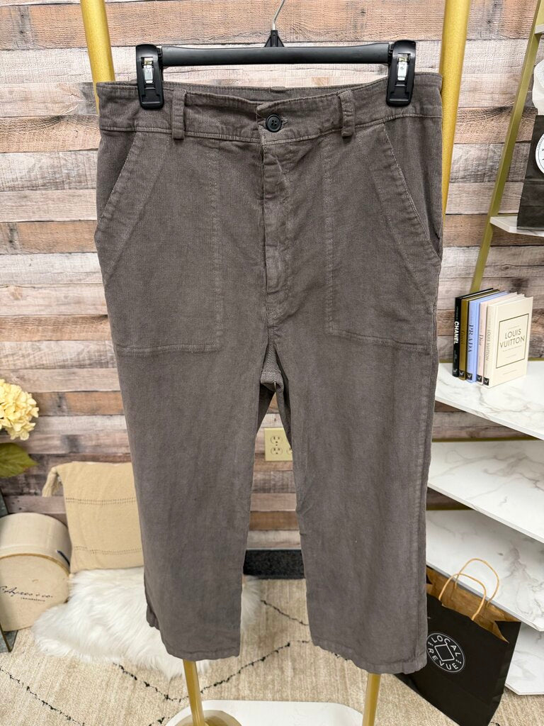 Prairie Underground taupe corduroy crop pants