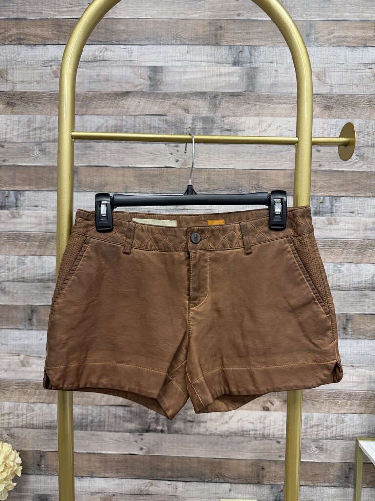 Pilcro brown faux leather shorts Pilcro brown 25 women SHORTS