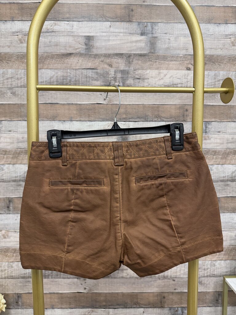 Pilcro brown faux leather shorts Pilcro brown 25 women SHORTS