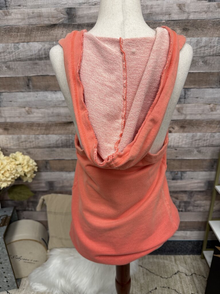 Dylan pink hooded tank top racerback Dylan By True Grit pink S women TOPS