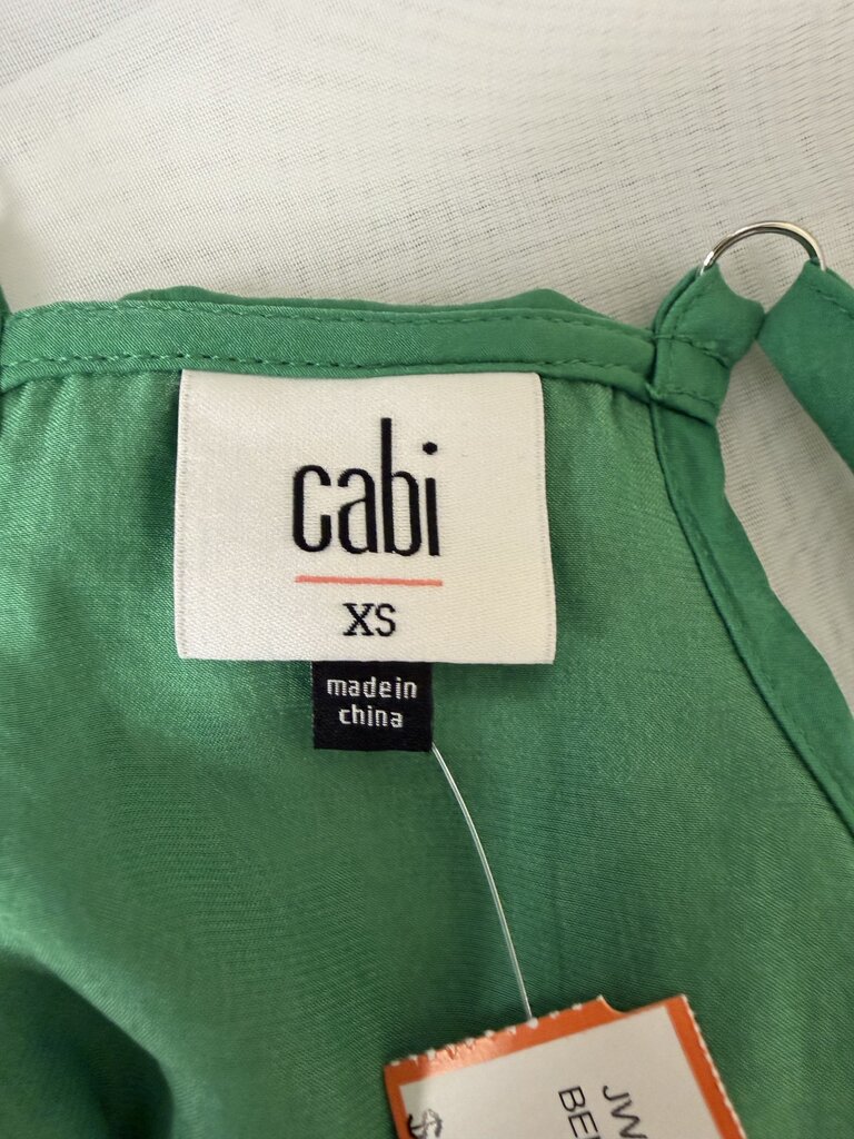 Cabi green cami w/ racerback Cabi Green XS women TOPS