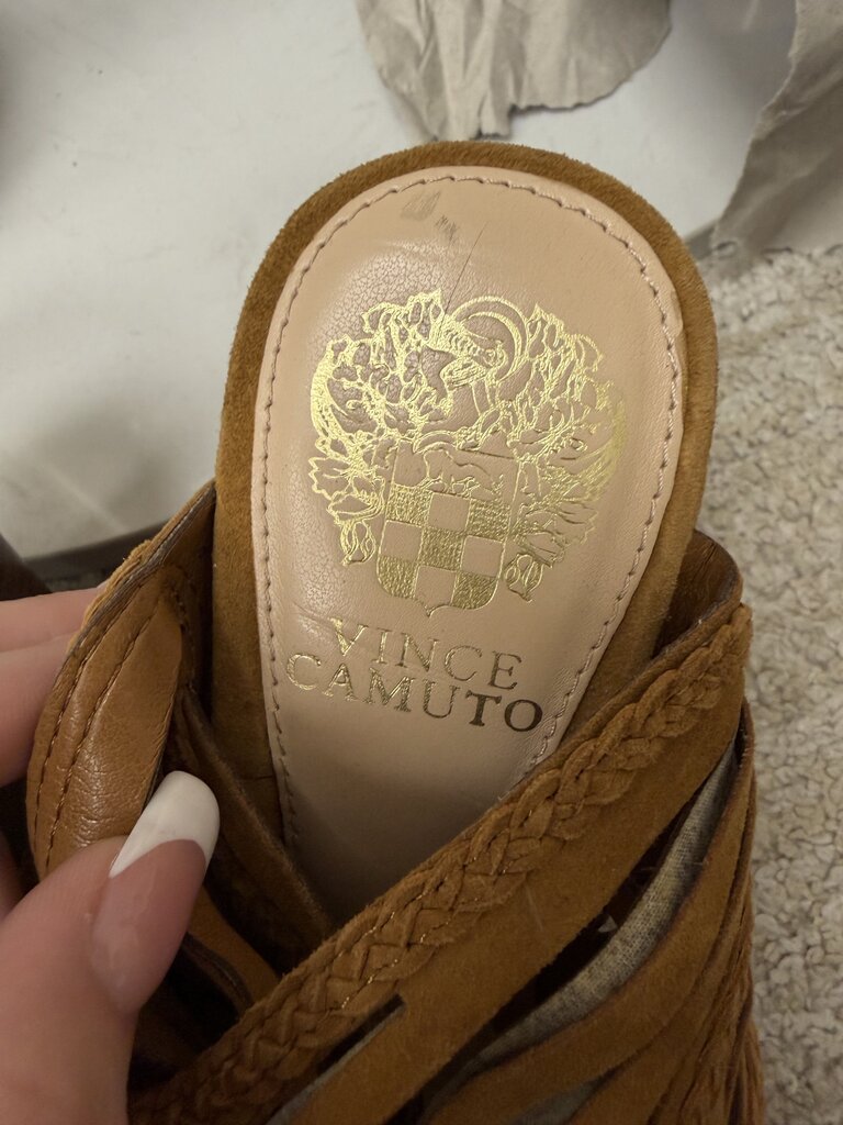 Vince Camuto brown suede strappy sandals Vince Camuto brown 6.5 women SANDALS