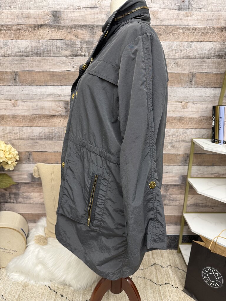 Venezia-Milano grey jacket w/ gold buttons