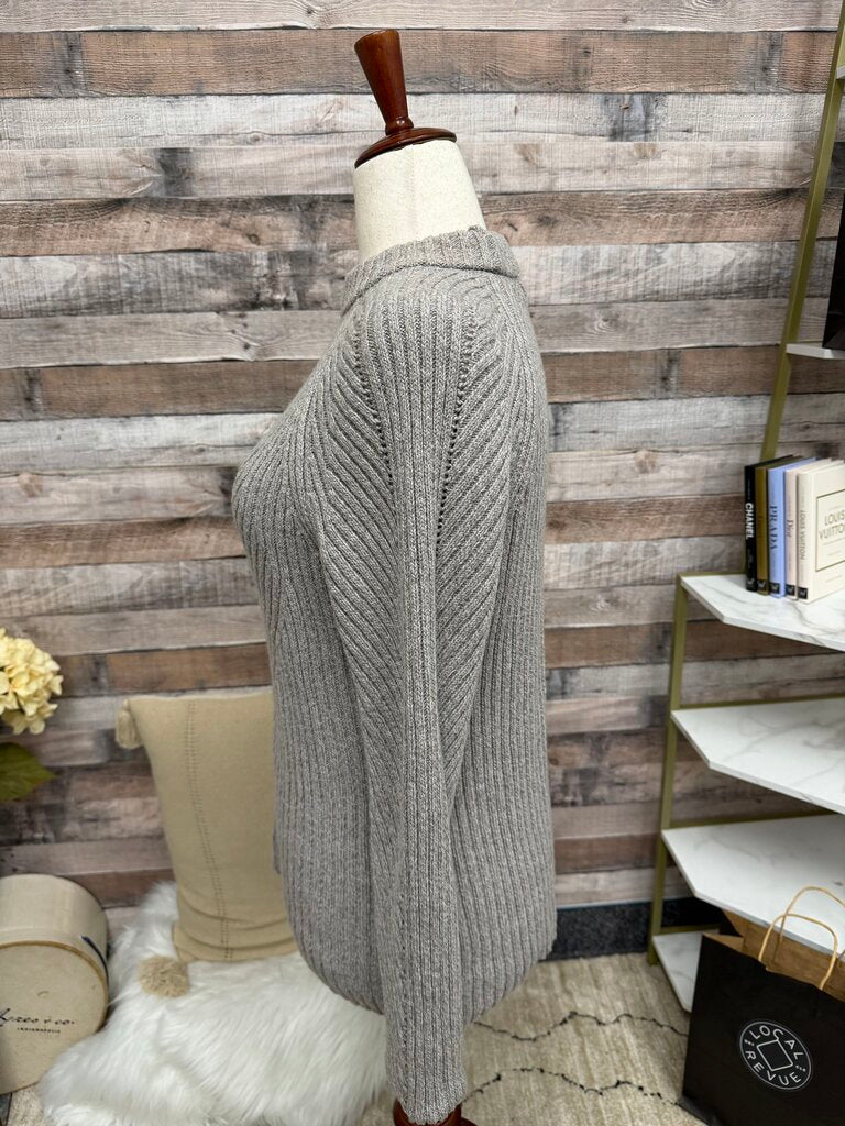 Sundance grey knit turtleneck sweater
