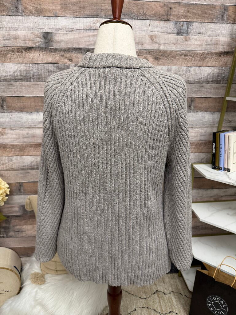Sundance grey knit turtleneck sweater
