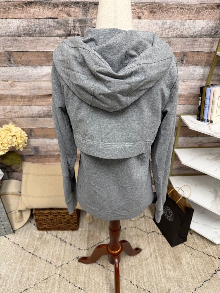 Lululemon grey zip up hoodie Lululemon grey N/S women JACKETS & COATS