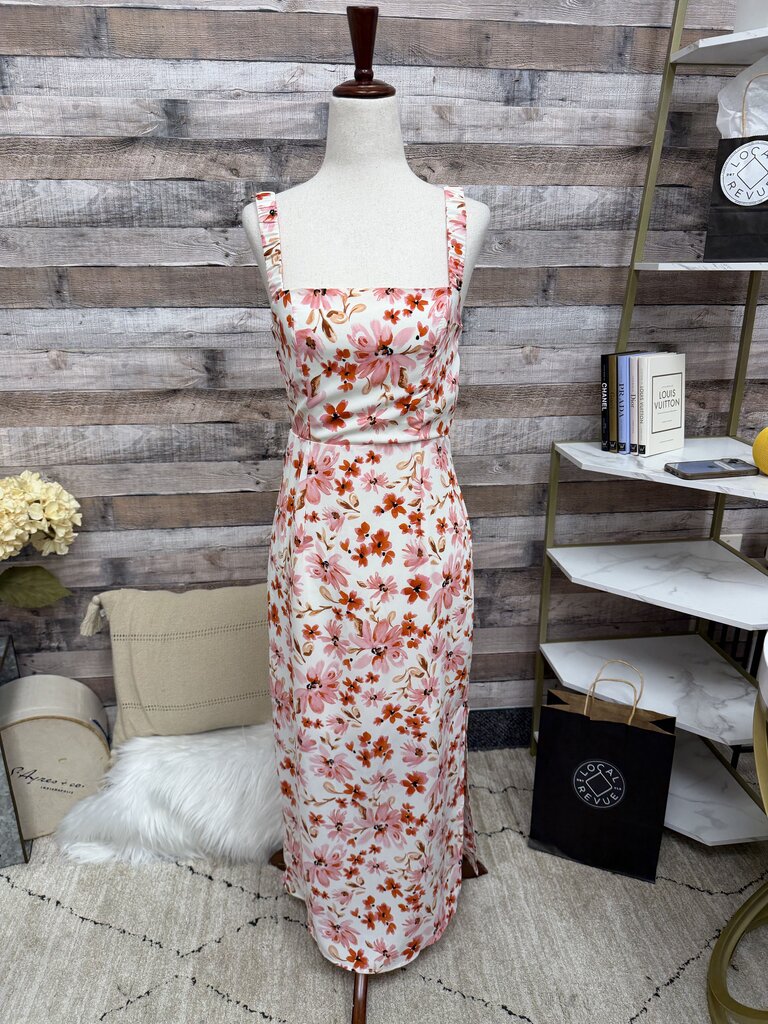 Petal & Pup NWT white floral maxi dress