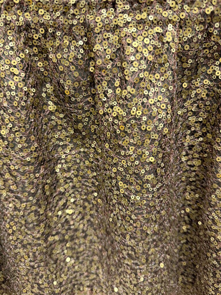 J Crew Gold Sequin Mini Skirt