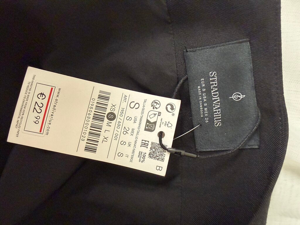 Stradivarius Black Vest NWT
