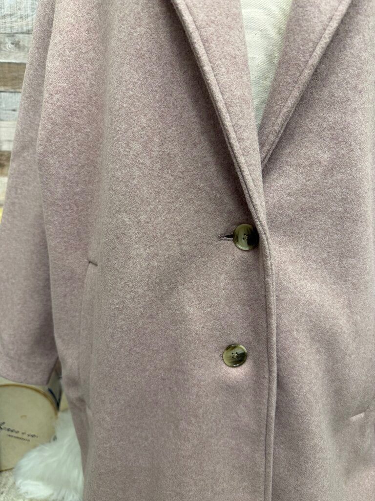 Old Navy pink trench coat