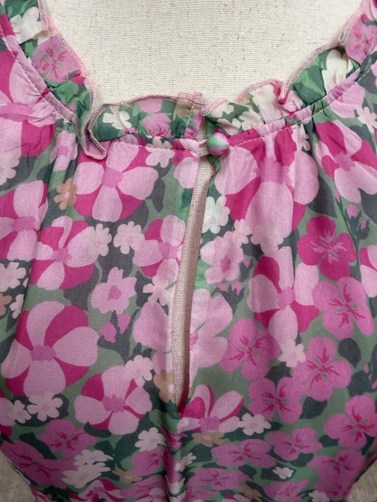 Vineyard Vines pink floral long sleeve blouse Vineyard Vines Pink XL women BLOUSES