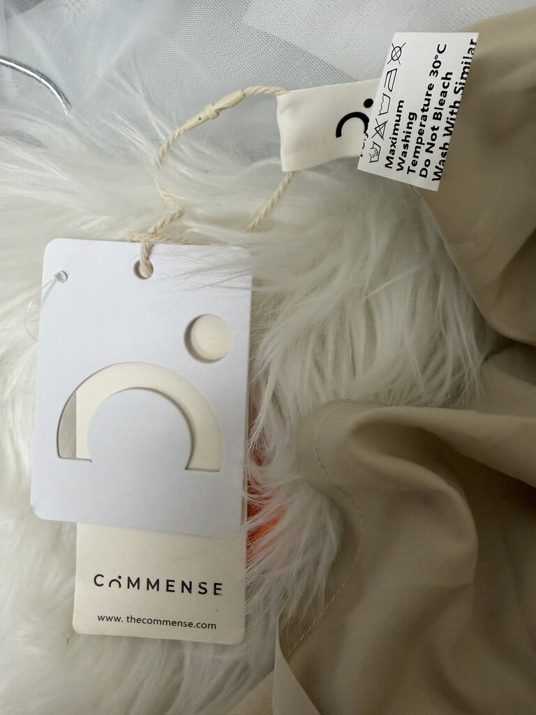 Commense NWT beige sleeveless v neck maxi dress COMMENSE beige XL women DRESSES