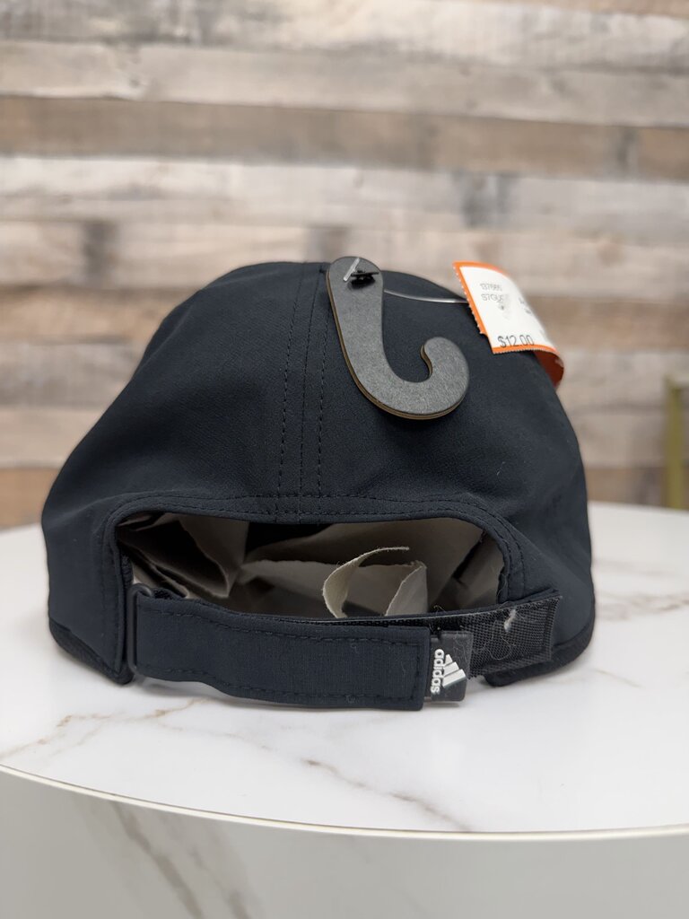 Adidas NWT black reflective aeroready baseball hat women's fit Adidas black OS women HATS