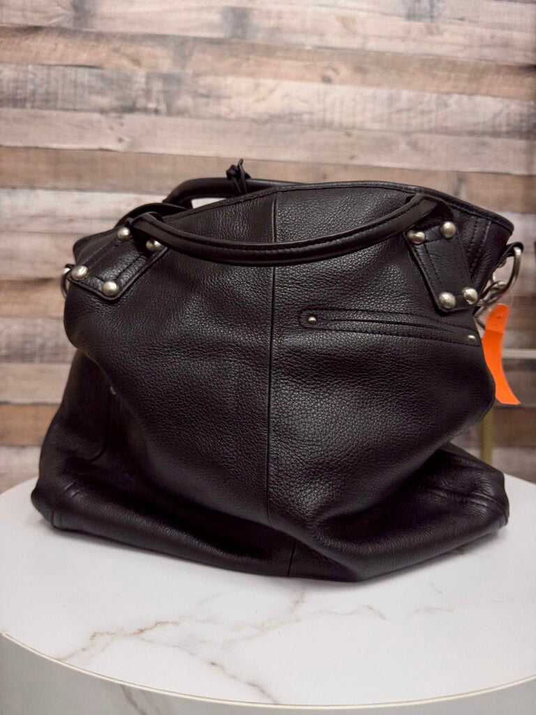 Steven by Steve Madden black leather shoulder bag Steven by Steve Madden black OS BAGS