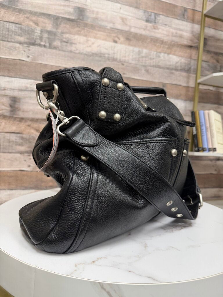 Steven by Steve Madden black leather shoulder bag Steven by Steve Madden black OS BAGS
