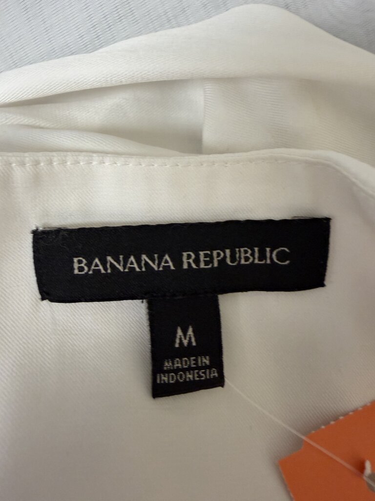 Banana Republic white v neck long sleeve blouse Banana Republic white M women BLOUSES