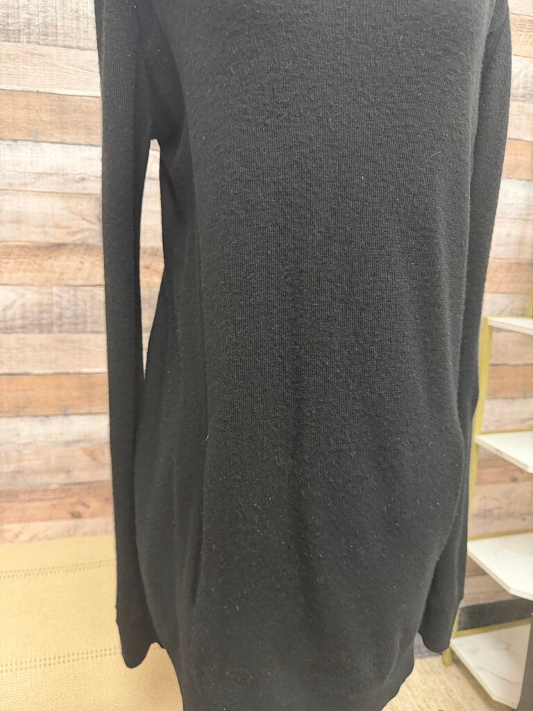 Vince. black knit long sleeve w/ pockets Vince black S women TOPS