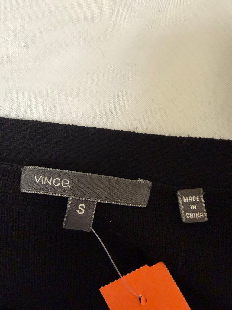 Vince. black knit long sleeve w/ pockets Vince black S women TOPS