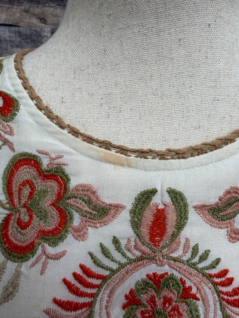Bl-nk Cream Lace Long Sleeve Embroidered Blouse Bl-nk Cream XS women TOPS