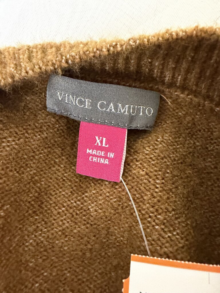 Vince Brown Oversized Pullover Sweater Vince Brown XL women SWEATERS