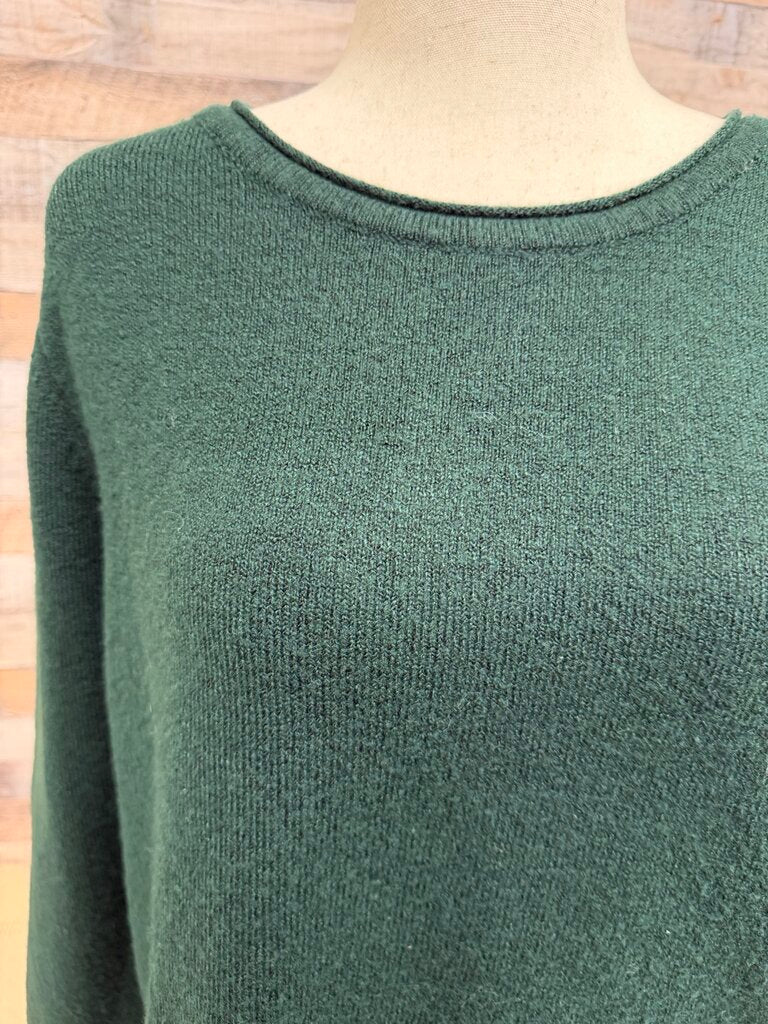 Calvin Klein Green Crew Neck Sweater Calvin Klein Green Large women SWEATERS