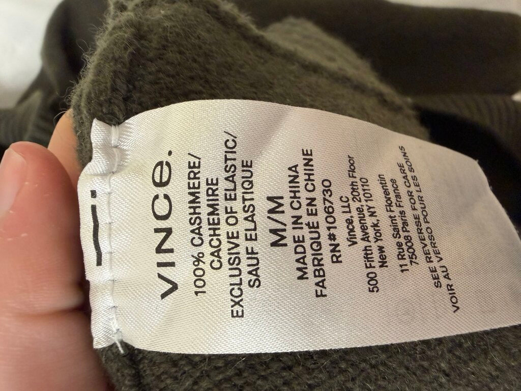 Vince Olive Oversized Turtleneck Sweater Vince Olive Medium women SWEATERS