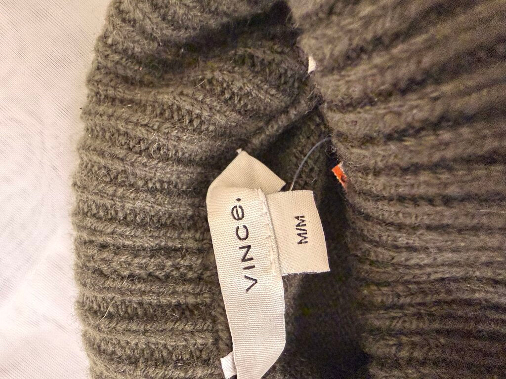 Vince Olive Oversized Turtleneck Sweater Vince Olive Medium women SWEATERS