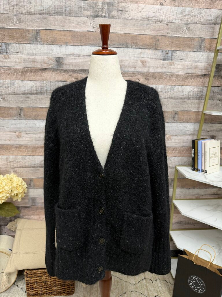 Banana Republic Black Long Cardigan Sweater Banana Republic Black Medium women SWEATERS