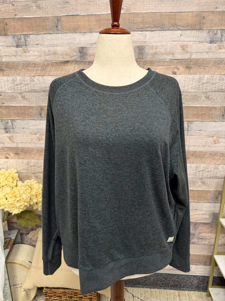 Vuori dark grey crewneck Vuori dark grey XL women TOPS