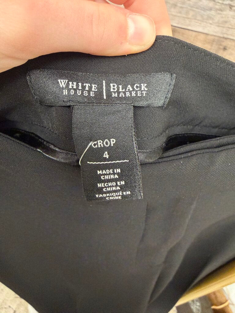 Black House White Market Black Crop Trouser Black House White Market Black 4 women PANTS