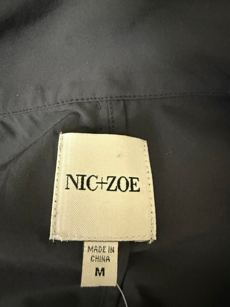 Nic+Zoe Black Shirt Jacket Nic+Zoe Black Medium women JACKETS & COATS