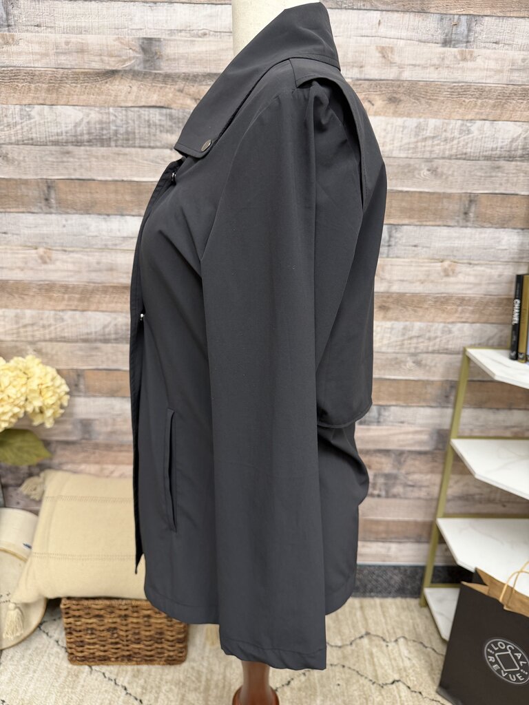 Nic+Zoe Black Shirt Jacket Nic+Zoe Black Medium women JACKETS & COATS