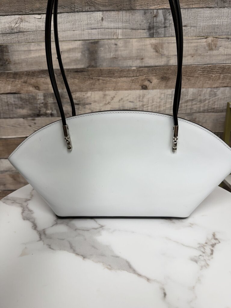 Beijo White Patent Leather Handbag Beijo White OS BAGS
