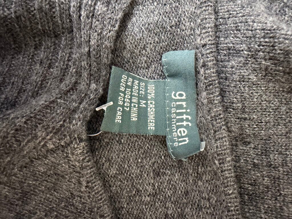 Griffen Cashmere grey asymmetrical hem sweater Griffen Cashmere Grey M women SWEATERS