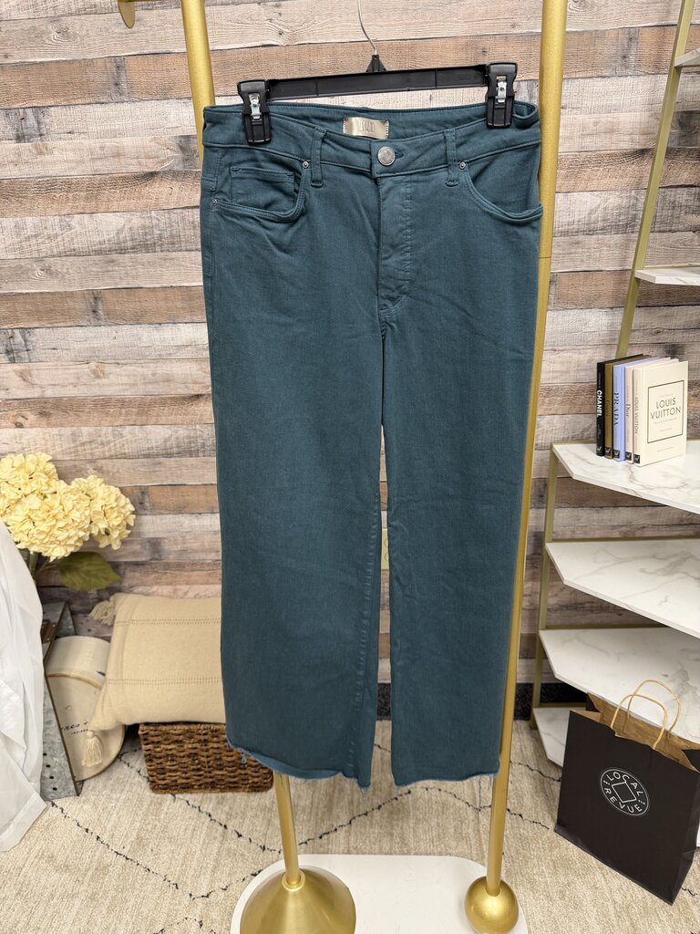 Kut from the Kloth teal wide leg pants Kut From The Kloth teal 4 women PANTS