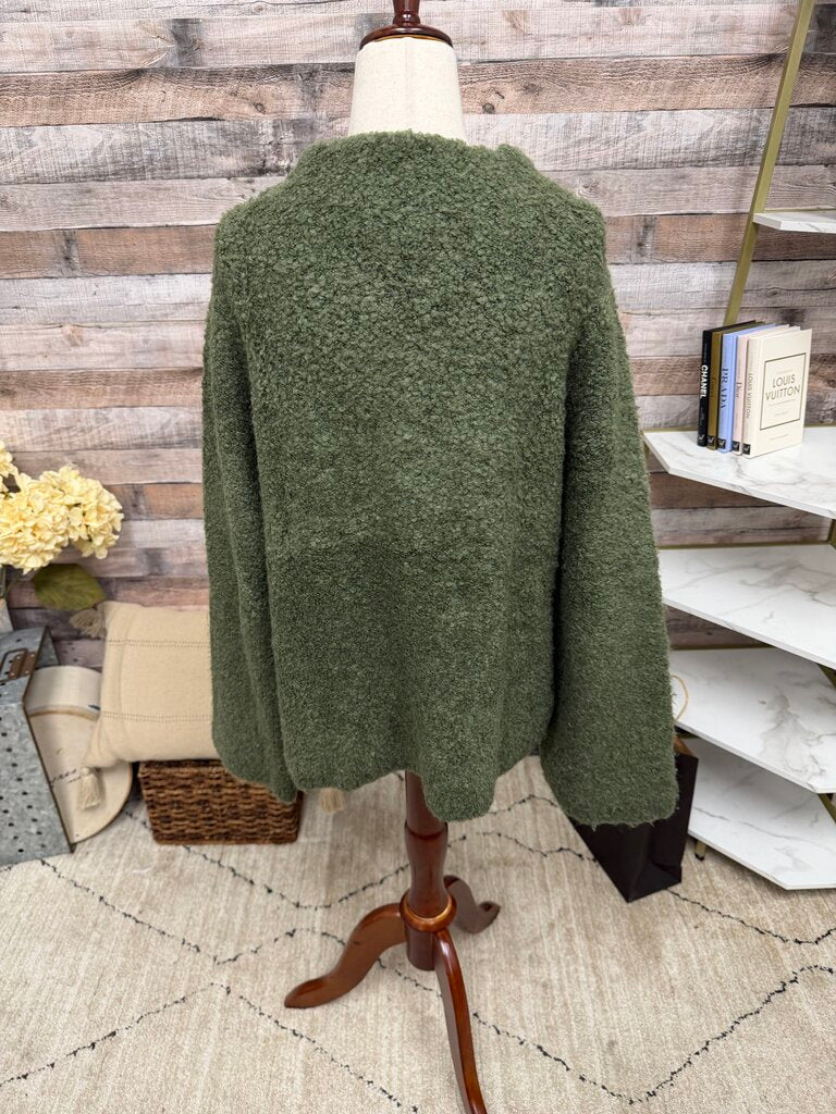 Ann Taylor green mock neck sweater Ann Taylor Green S women SWEATERS