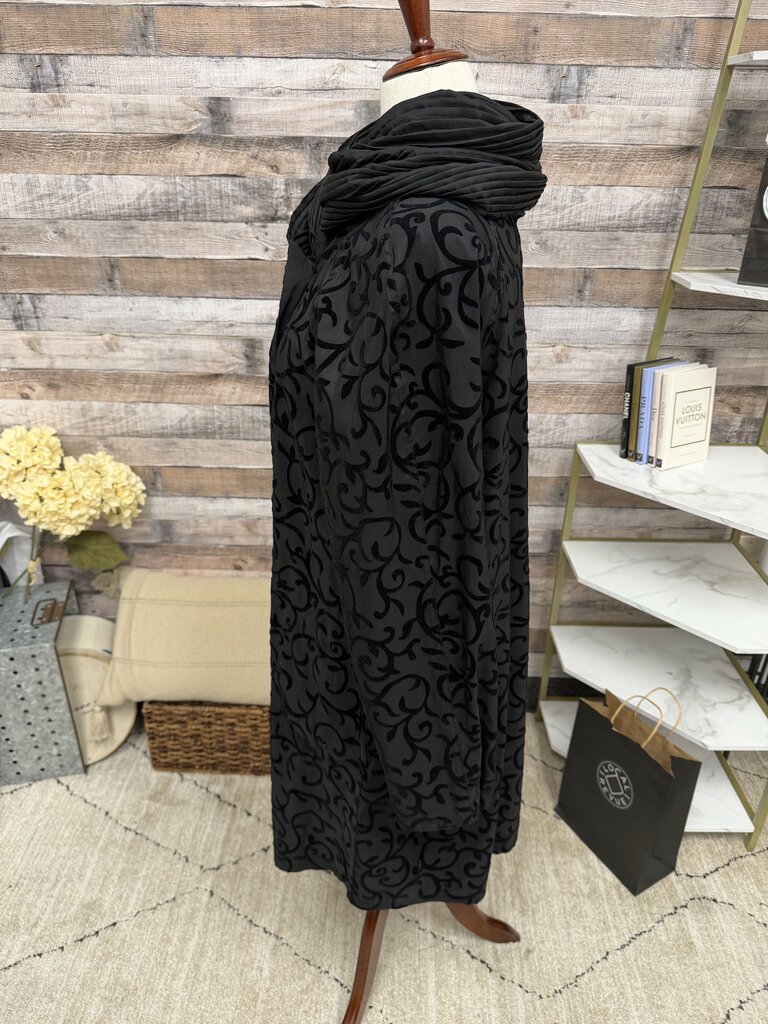 Mycra Pac Black/Scroll Reversable Raincoat W/ Cowlneck Mycra Pac Black OS women JACKETS & COATS