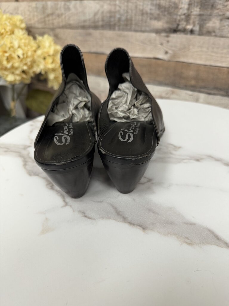 Sbicca Pewter Leather Mules Sbicca Vintage Collection Pewter 8 women SHOES