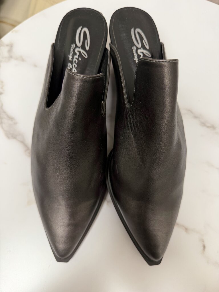 Sbicca Pewter Leather Mules Sbicca Vintage Collection Pewter 8 women SHOES