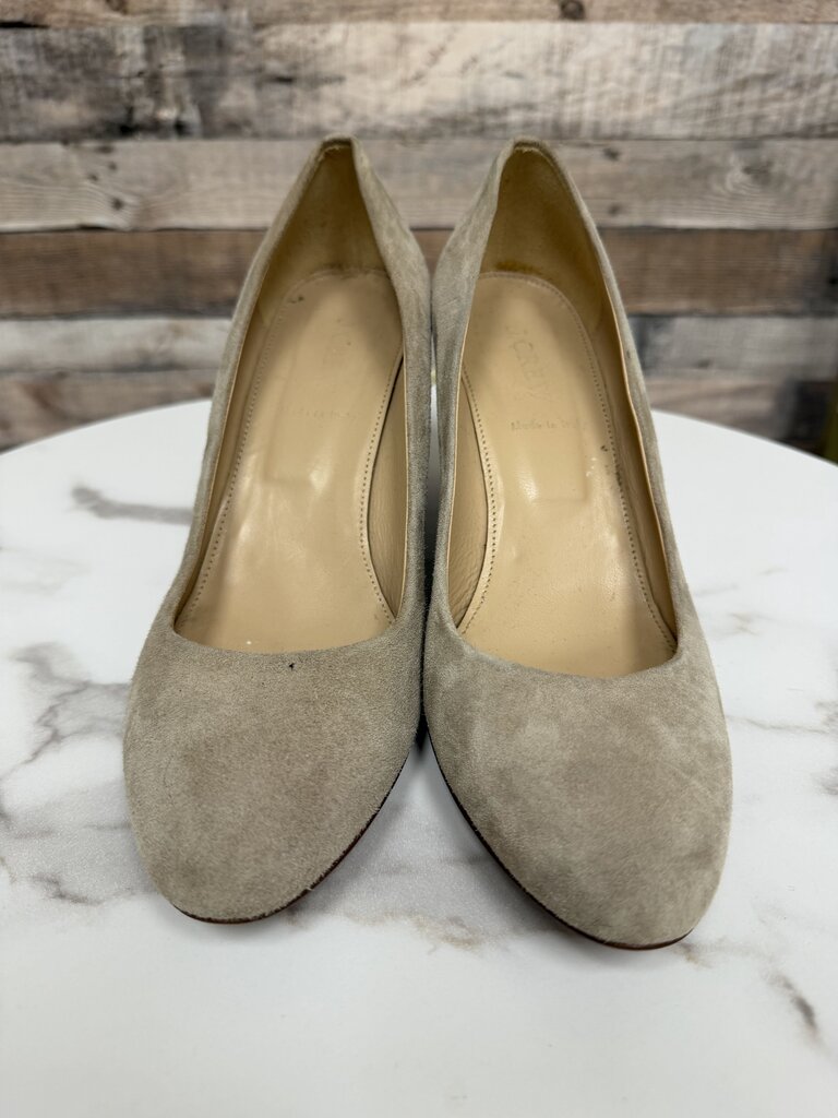 J. Crew Tan Suede Wedge Pumps J Crew Tan 8.5 women WEDGE