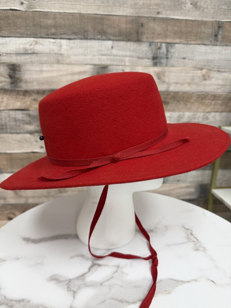 Michael Howard Georgi Red Vintage 100% Wool Hat Michael Howard Red OS women HATS