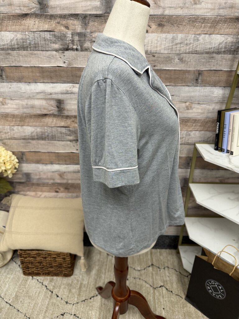 Cupcakes & Cashmere Grey Short-Sleeve Top & Matching Shorts Pajama Set Cupcakes & Cashmere Grey M women UNCATEGORIZED