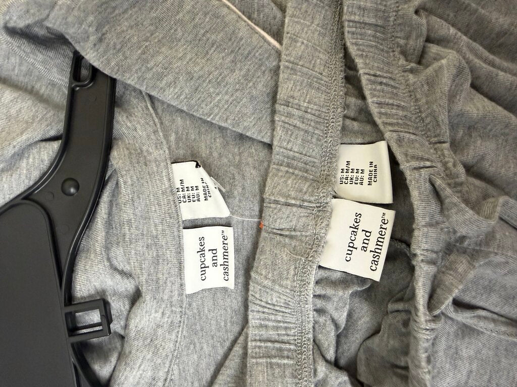 Cupcakes & Cashmere Grey Short-Sleeve Top & Matching Shorts Pajama Set Cupcakes & Cashmere Grey M women UNCATEGORIZED