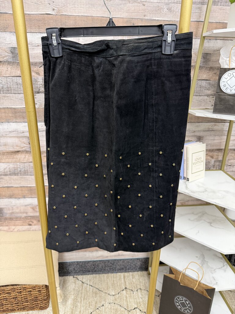 ADA Black Studded Midi Skirt ADA Black 11 women SKIRTS