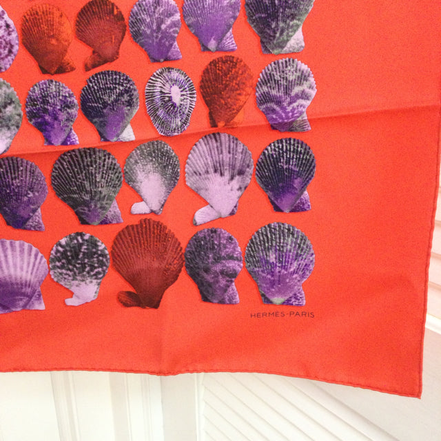 Hermes Coquilles Silk Scarf