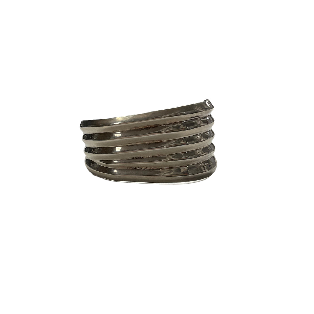 Sterling Silver Wave Cuff