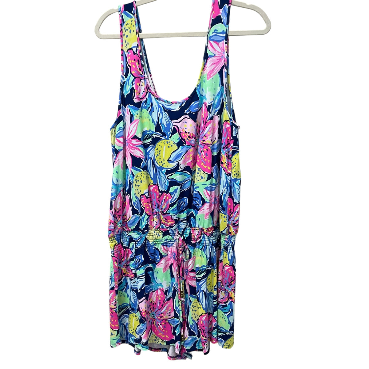 Lilly PulitzerBlue Floral  Dress. Size XL.
